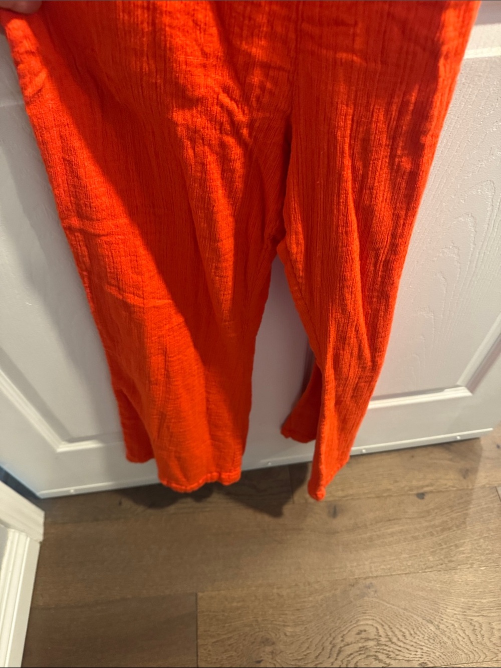 Women’s Orange Wide-Leg Jumpsuit - Picture 7 of 7